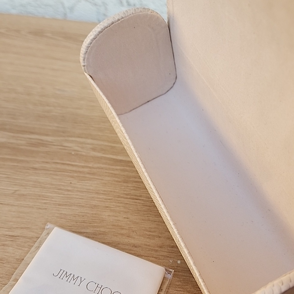 Jimmy Choo Snakeskin Sunglass Case - Picture 7 of 8